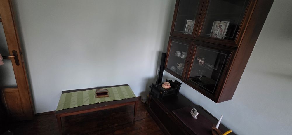 Colțar piele Natuzzi  si mobila living cu ridicare