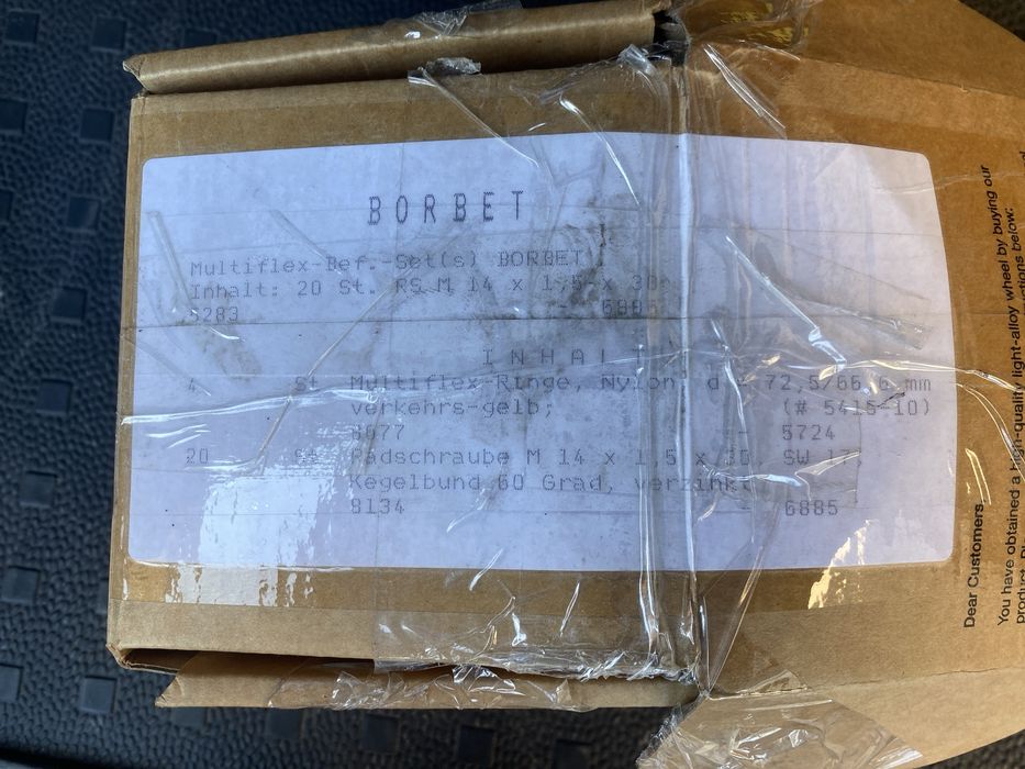 Set 4 inele centrare 72,5/66,6mm si prezoane M14x1,5x35 SW17