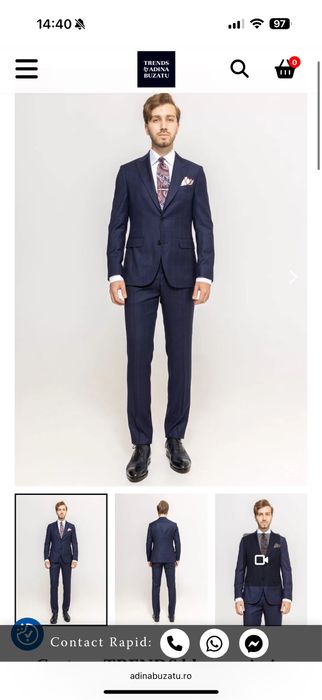 Costum Trend s by Adina Buzatu marime 56/ purtat o singura data