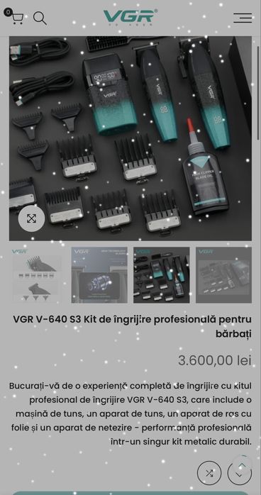 VGR set complet nou!