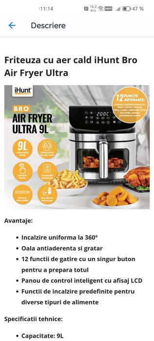 Airfryer IHunt 9L