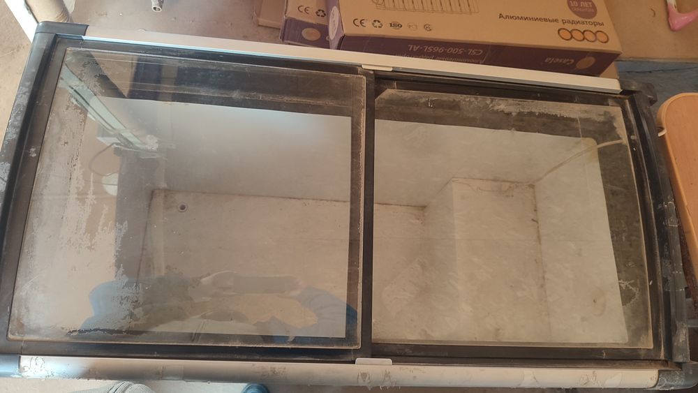 Морозильник со стеклом бу