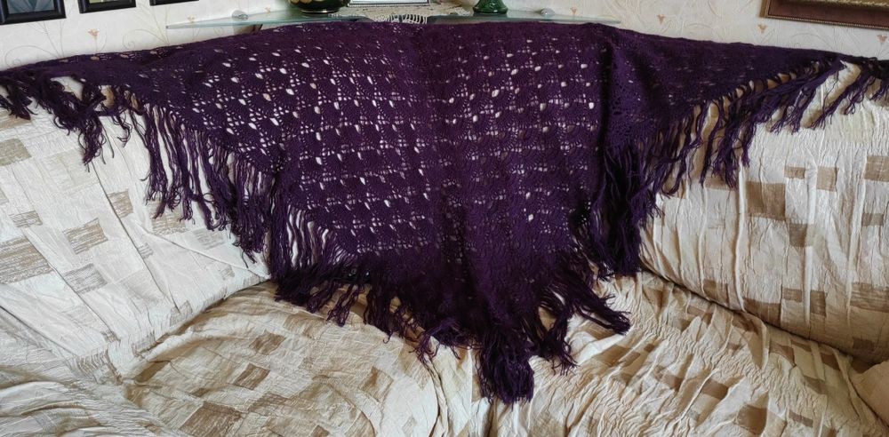 Шаль большая из мохера