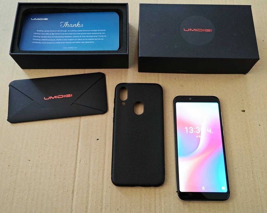 5.5" Смартфон UmiDigi A3 Dual SIM 16GB 12MP micro-SD Двойна камера