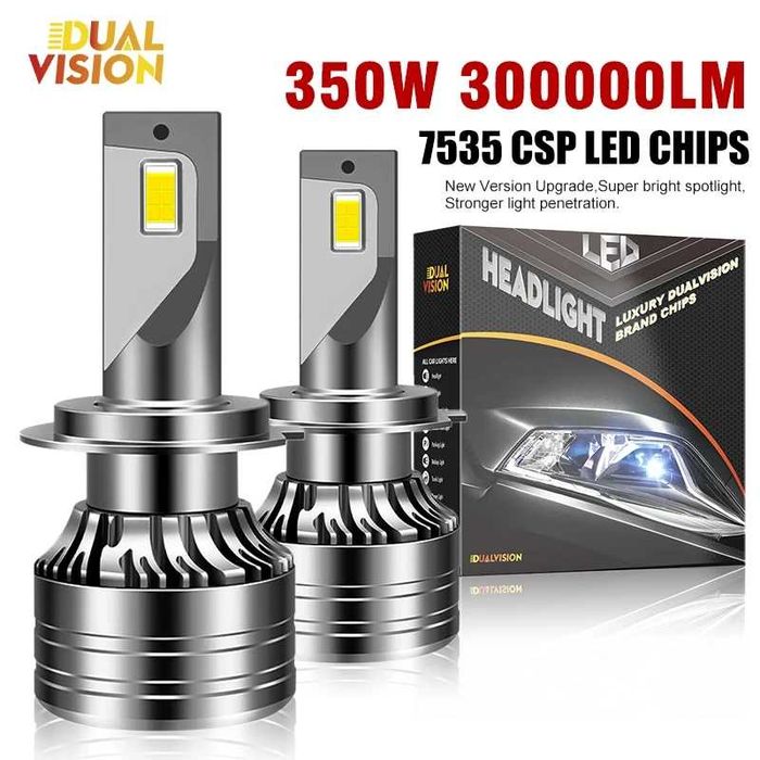 Лед крушки  h7 h4 hb4 hb3 LED CSP 7535 350 W