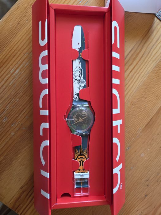 Ceas Barbatesc 41mm Swatch Chateau de Versailles SUOK144-057. NOU.