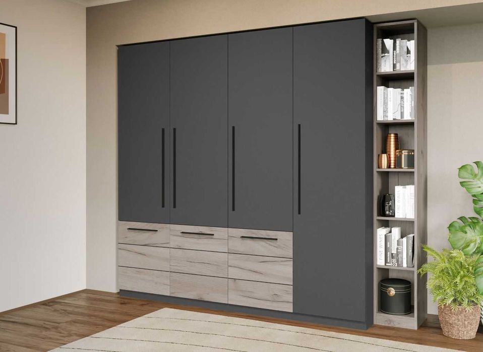 Dulap 2.3m Noce Gri - Transport Gratuit in 4-10 zile