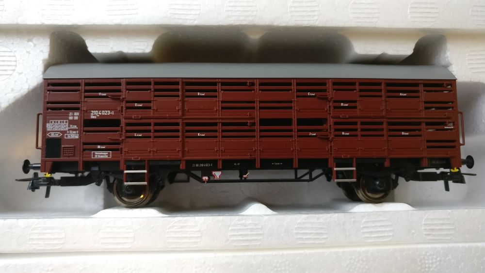 6 vagoane marfă DB epoca IV H0 1:87