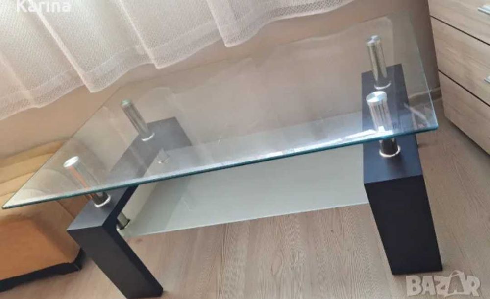 Холна маса съклена