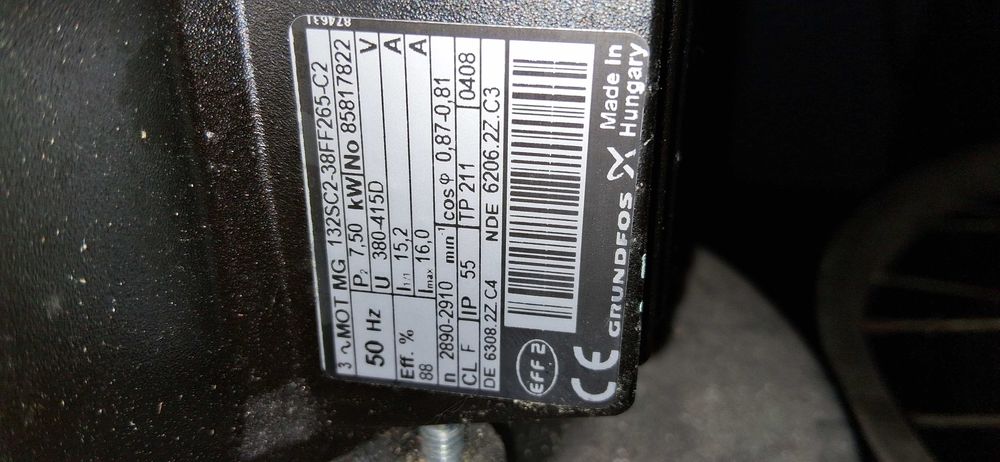 Циркулационна помпа Grundfos
LP 80-160/164 AFA-BBUE