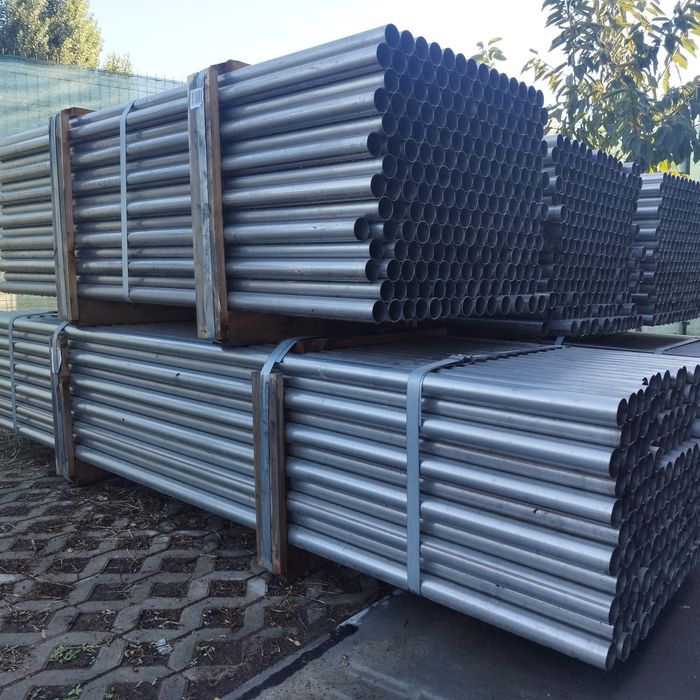 Teava din otel. Stalpi gard, Spalieri, Schela,  Constructii.