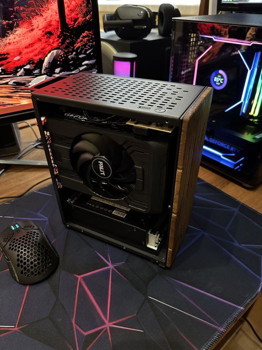 Ryzen 5 5600x + Rtx 5050 в мини корпусе