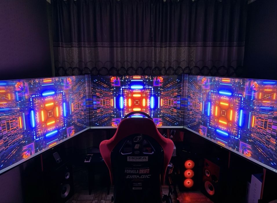 Продам triple screen (тройной экран) для кокпита