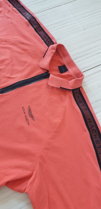 Hackett Aston Martin 3/4 Zip Pique Stretch Cotton  2XL - 3XL ОРИГИНАЛ!