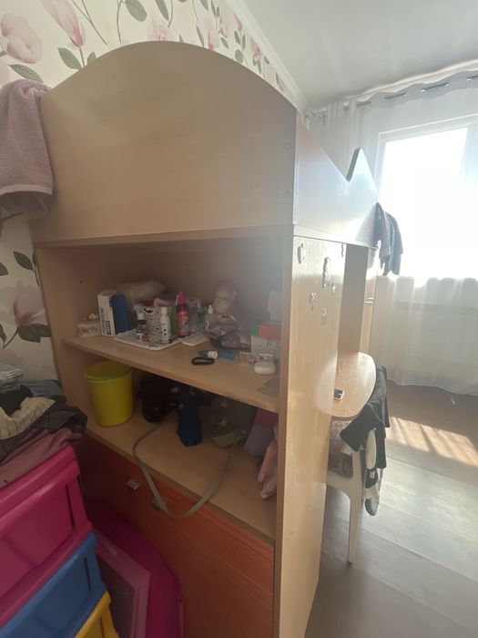 Кровать Чердак  Шкаф Стол Лестеиц