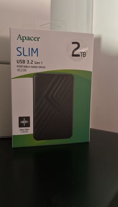 2 ТБ Внешний жесткий диск HDD Apacer AC236 новый в упаковке
