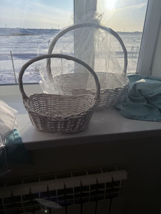 корзины плетенные 2 размера