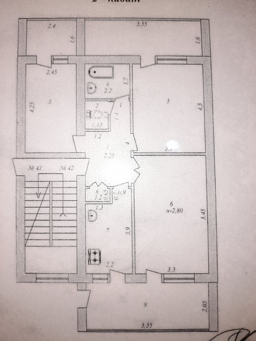 Kvartira sotiladi 3 hona