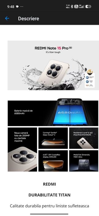 Xiaomi redmi note 15 pro