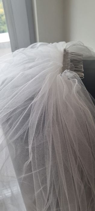 Сватбен воал ivory 3 метра троен