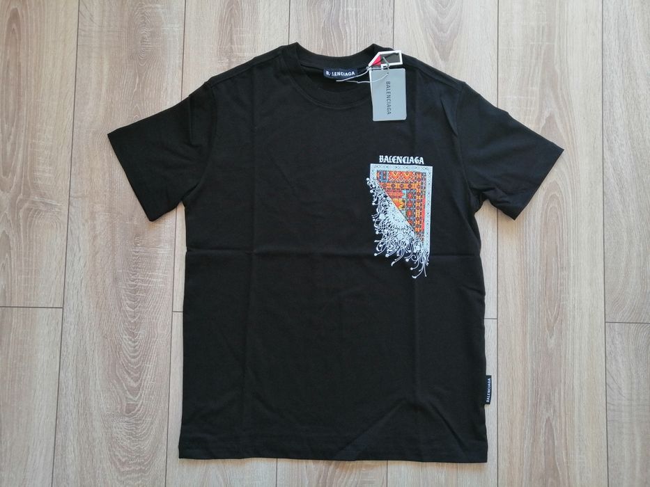 Balenciaga мъжка тениска в черен цвят 2XL