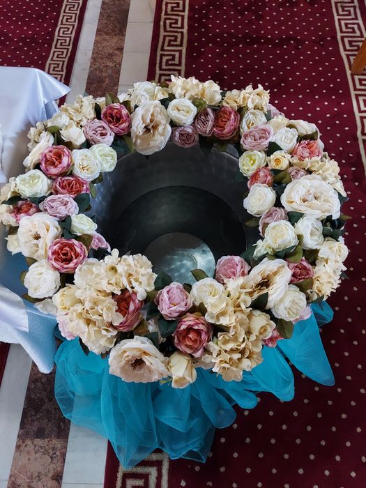 aranjament cristelnita pentru botez