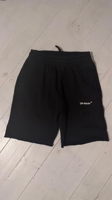 Pantloni scurti Off-White - Negru/Alb