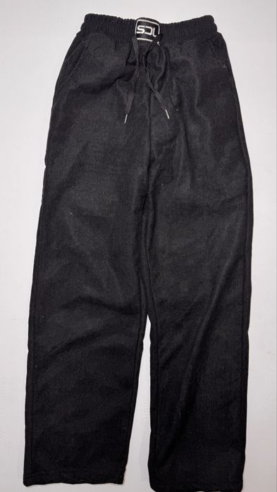 Pantaloni Vatuiti Negri de iarna