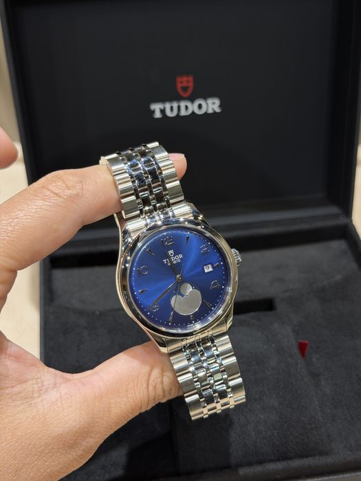 Часы Tudor 1926 Luna Moonphase Blue Dial 39mm (Полный комплект)