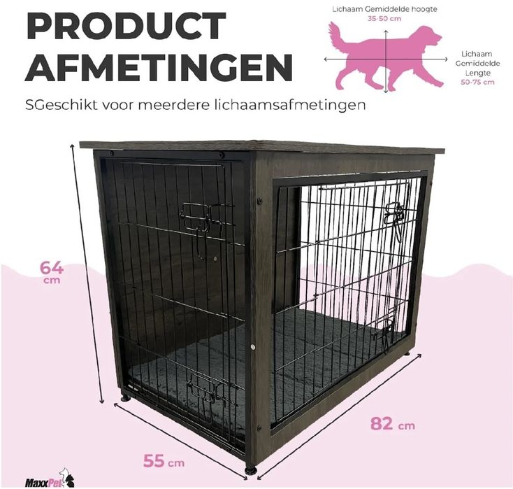 Елегантна мебел клетка за домашен любимец