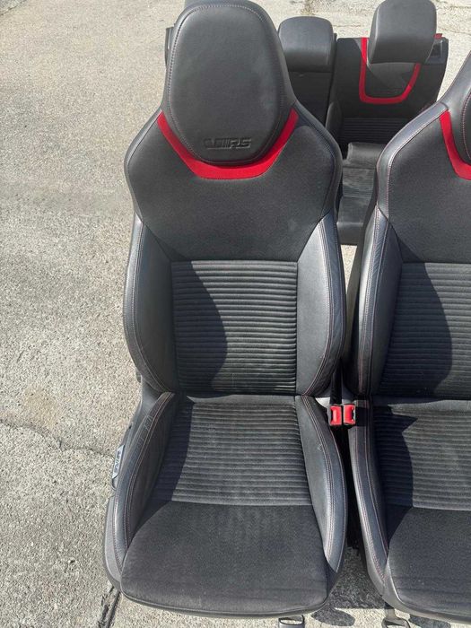 Interior complet, scaune sport piele partiala ,bancheta, fete de usi si cotiera Skoda Octavia 3 VRS