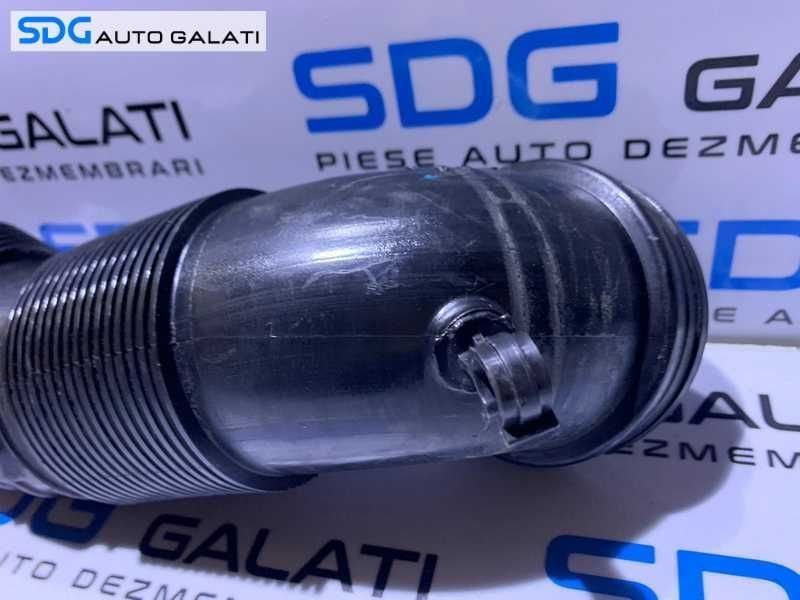 Tub Tubulatura Furtun Conducta Admisie Aer Turbo Turbina Turbosuflanta Audi A3 8P 2.0 TDI CBAA CBAB CBBB 2008 - 2013 Cod 5N0129656B 5N0129656 5N0129654 5N0129635 [D0645]