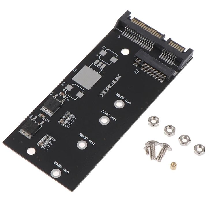 адаптер M.2 SATA, M.2 NGFF конвертер 2.5"