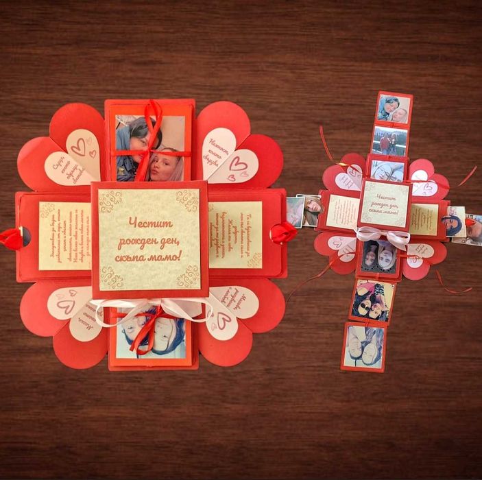 Експлодираща кутия със снимки