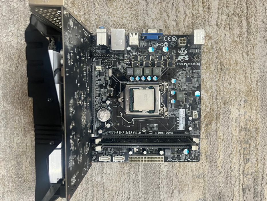 Материнская плата, процессор, озу и видеокарта