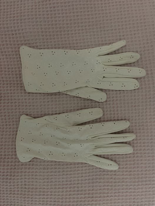 Винтидж памучни дамски ръкавици