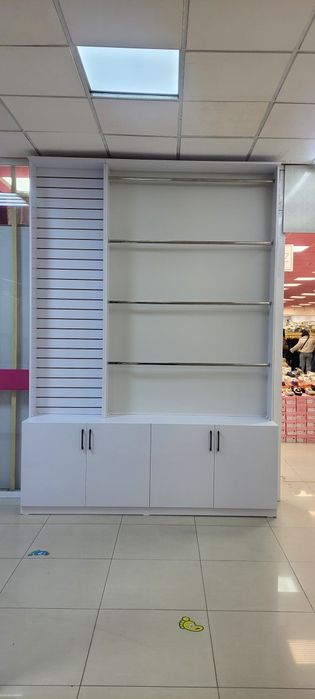 Vitrina polka stelaj shkaf do'kon apteka ofis mebellariga buyutma