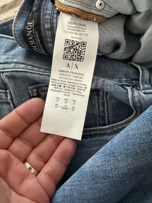 Armani Exchange,blugi pt.bărbați,măr.L(34)