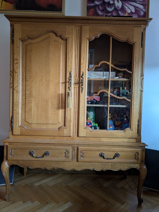 Vitrina din Stejar Vintage