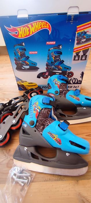 Ролики-коньки 3в1