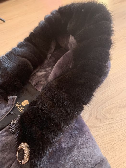 Шуба из мутона новая