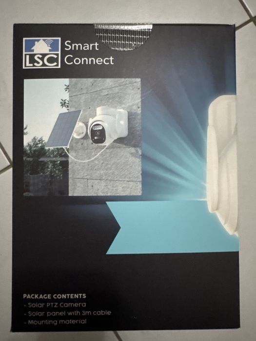LSC Smart Connect  Cameră PTZ alimentată cu energie solară  1296p HD