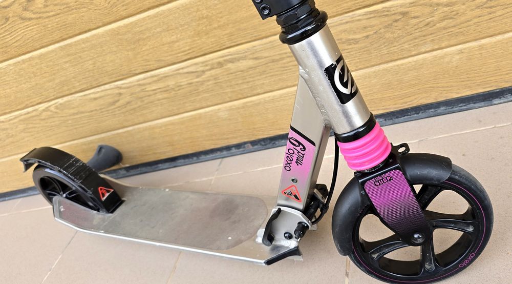 Teotineta Oxelo Mid 9 stare foarte buna, roata spate noua