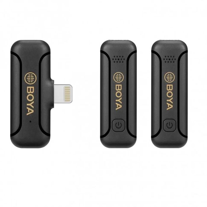 BOYA BY-WM3T2-D2 компактный двойной беспроводной микрофон для iPhone