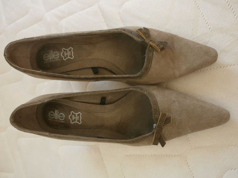 Нови обувки, естествена кожа, стелка 25,5 - от 13 евро до 20 евро