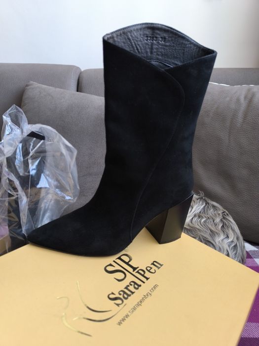 Боти велур Sara Pen