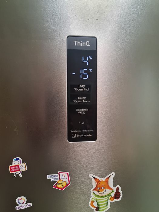 Холодильник LG thing  door cooling GA B509SAUM серебристый wifi