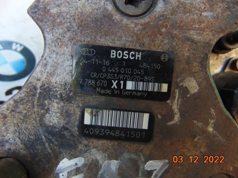 Pompa inalte BMW E87 2.0 E46 E90 e60  pompa inalte presiune dezmembrez E87