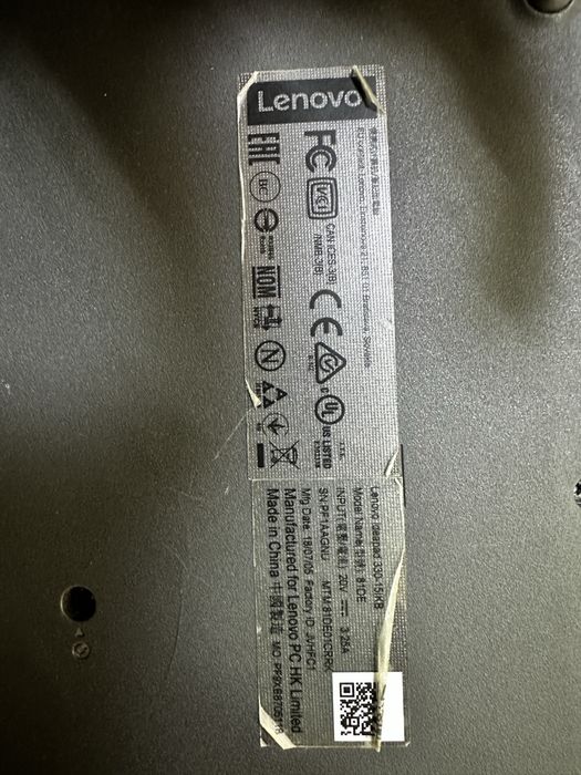 Ноутбук Lenova ideapad 330-15IKB