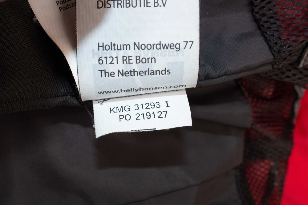 Helly Hansen оригинално мъжко яке червено водоустойчиво M